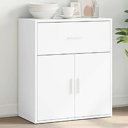 vidaXL Buffet blanc 60x31x70 cm bois d'ingénierie