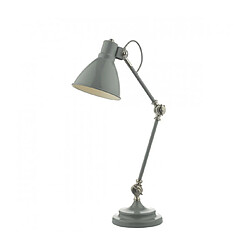 Luminaire Center Lampe de table Eunice Nickel gris,satiné 1 ampoule 62cm