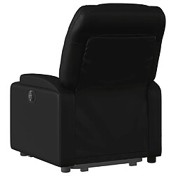 Acheter vidaXL Fauteuil inclinable électrique noir similicuir