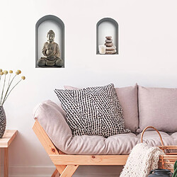 Sudtrading Autocollant Mural NICHE BOUDDHA