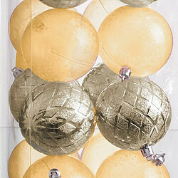 Avis BigBuy Christmas Boules de Noël Doré 8 x 8 x 8 cm (20 Unités)