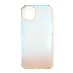 Ozzzo coque aurora pour iphone 13 neon gel blue cover