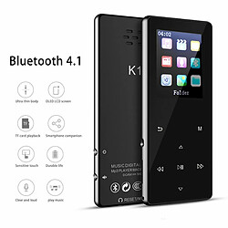 Acheter K1 1.8 Pouces Lecteur Mp3 8G 16G 32G Hifi Bruit Haut-Parleur Intégré Enregistreur E-Book Prise En 32 Go Noir