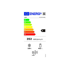 Réfrigérateur américain 642l 90.3cm ventilé - HCR79F19EHMD - HAIER