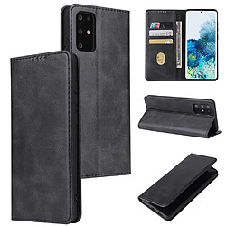 Etui en PU style d'affaires auto-absorbé noir pour votre Samsung Galaxy S20