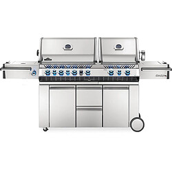 Avis Barbecue à gaz Prestige Pro 825 4 brûleurs + 2 Sizzle Zone + brûleur arrière + fumoir / Napoleon