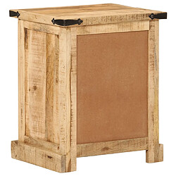 Acheter vidaXL Table de chevet 40x35x50 cm bois de manguier massif