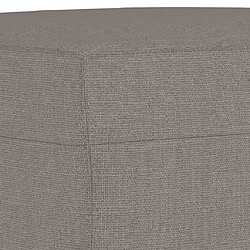 Maison Chic Repose-pied,Tabouret confortable Taupe 70x55x41 cm Tissu -MN65020 pas cher