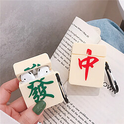 Avis GUPBOO Airpods Coque Housse Étui Protecteur Compatible pour AirPods1/2-Silicone mahjong fortune de style chinois