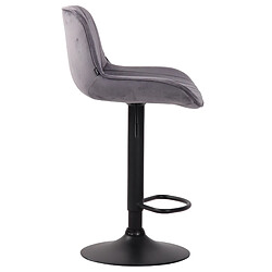 Avis Non Tabouret de bar Lentini velours noir