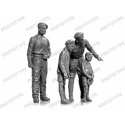 Avis Icm Figurine Mignature Wwii French Tank Crew