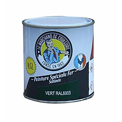 Peinture Spécial Fer - Satinée - Vert mousse - 0.5 L - ONIP