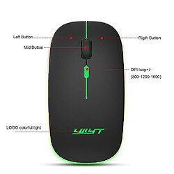 Acheter Universal Souris sans fil Bluetooth RVB souris rechargeable de souris 2,4 GHz mause silencieuse mause ergonomique rétro-éclairée