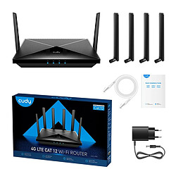 Acheter Router Cudy LT12 Noir RJ45 Wi-Fi 5 GHz Wi-Fi 4