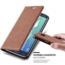 Cadorabo Coque Samsung Galaxy S6 EDGE Etui en Brun