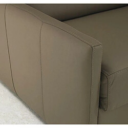 Inside 75 Canapé lit 3-4 places SUN convertible EXPRESS 160cm polyuréthane taupe matelas épaisseur 16cm pas cher