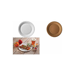 PAPSTAR Assiette en carton 'pure' diamètre: 230 mm, blanc ()