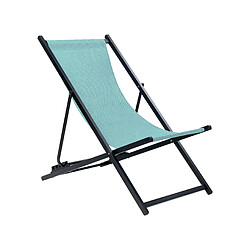 Beliani Chaise longue Métal Turquoise LOCRI II