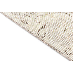 Avis Vidal Tapis de laine 254x157 beige Ultra Vintage