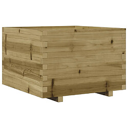 vidaXL Jardinière 70x70x49,5 cm bois de pin imprégné