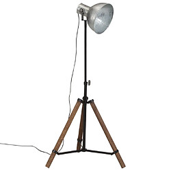 vidaXL Lampadaire 25 W argent vintage 75x75x90-150 cm E27