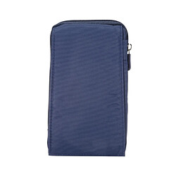 Wewoo Housse Étui bleu pour iPhone 7 Plus / 6S Plus / Samsung Galaxy S7 Edge + / Galaxy Note 8 6,4 pouces multifonctionnel toile imperméable à l'eau de stockage de sports Packs de taille / cas de téléphone / sac de randonnée / de camping avec crochet