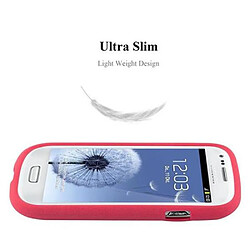 Cadorabo Coque Samsung Galaxy S3 MINI Etui en Rouge pas cher