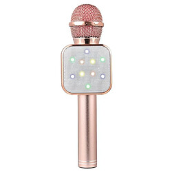 Yonis Microphone Bluetooth Sans Fil LED Karaoke