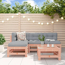 Maison Chic Salon de jardin 5 pcs - Table et chaises d'extérieur - Mobilier/Meubles de jardin Moderne bois massif douglas -MN13157