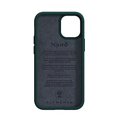 NJORD Coque pour iPhone 12 Mini Élégante et Socialement Durable Vert foncé pas cher