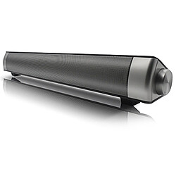 Wewoo Enceinte Bluetooth noir Barre de son Lecteur MP3 USB 2.1CH Sound Bar Haut-parleur sans fil