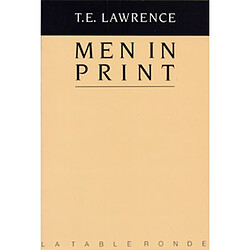 Men in print : essais littéraires. Dans l'amitié de Lawrence