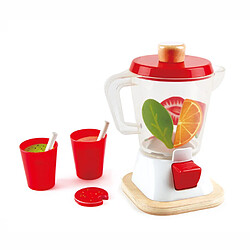 Hape Blender pour smoothie avec fruits en bois et feutrine et deux verres