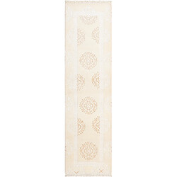 Vidal Tapis de couloir en laine 302x81 beige Darya