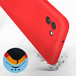 Avis Avizar Coque Samsung Galaxy A03 Silicone Semi-rigide Finition Soft-touch Fine rouge