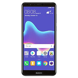 Wewoo Film plein écran en verre trempé anti-rayures en soie pour Huawei Y9 2018 noir 0.26mm 9H 2.5D