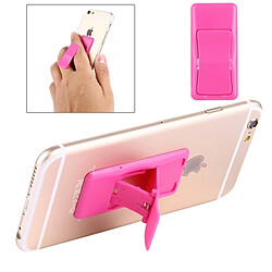 Wewoo Support Holder Magenta pour iPhone, Galaxy, , Xiaomi, LG, HTC et tablettes de adhésif universel réglable de style concis, taille: 6,4 x 3,1 x 0,2 cm,