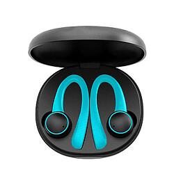 Chrono Écouteurs intra-auriculaires sans fil Bluetooth 5.0, microphone intégré avec étui de chargement pour la salle de gym de voyage de travail(vert)