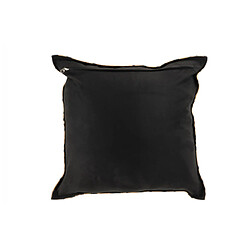 Dansmamaison Coussin Zebre Carre Cuir Noir/Blanc