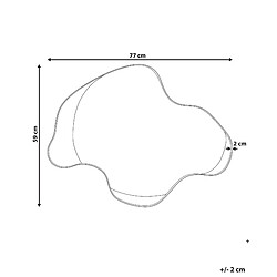 Avis Beliani Miroir MELUN Métal Noir