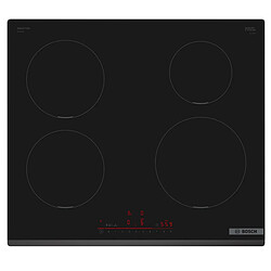 Table de cuisson induction 60cm 4 feux 7400w noir - PIE631HB1E - BOSCH