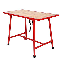 Helloshop26 Établi pliable table d’atelier pliante table de travail 120 cm bois 16_0000517