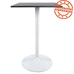 Alterego Pied de table 'BIANKO' 110 en métal blanc