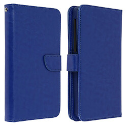 Avis Avizar Etui Universel Smartphone Housse Portefeuille 6 Porte-carte bleu Taille s