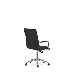 Acheter Vivaldi Fauteuil Pivotant BOSTON Noir Velours