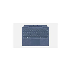 Clavier sans fil Microsoft Signature pour Surface Pro X, 8 et 9 Bleu Sapphire