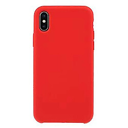 Universal Étui en silicone rouge pour votre Apple iPhone XS / X 5,8 pouces