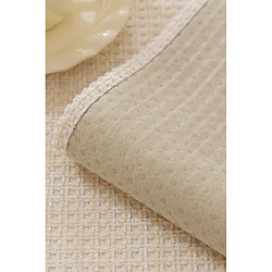 LUUCOZK Housse de siège de canapé antidérapante, protection de coussin de canapé - Beige blanc-70x120CM pas cher