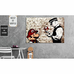 Paris Prix Tableau Imprimé Banksy - Torn Wall 60 x 90 cm