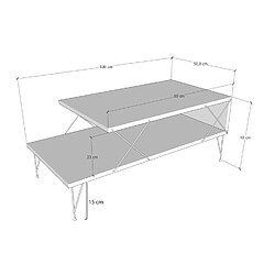 Concept Usine Table basse design BODEN pas cher